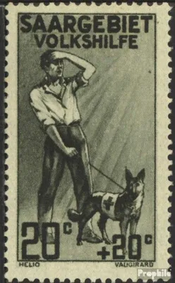 Produktbild von Briefmarken Saarland 1926 Mi 104 postfrisch Volkshilfe: Pflegedienste (I)