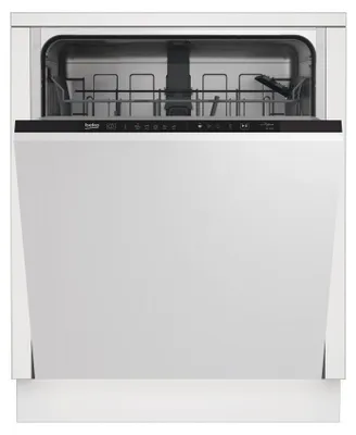Produktbild von Beko b300 DVS05030X, Freistehend, Single (45 cm breit), Edelstahl, 2 Korb/Körbe, Korb, 10 Maßgedecke