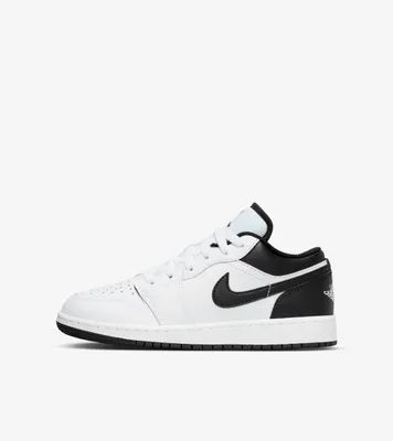 Immagine prodotto di Air Jordan 1 Low GS "White Black", Bianco/Nero, Taglia: 36