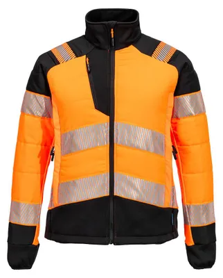 Imagen del producto de Chaqueta híbrida con membrana impermeable y transpirable, modelo Hv para mujer, referencia Pw3, talla XXL, color naranja/, marca Portwest