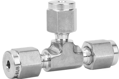 Image de Raccord à bague de compression Té de diamètre égal Acier inoxydable 316 Forgeage sous pression SS?600?3��1/8