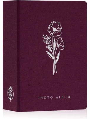 Productafbeelding van Fotoalbum, insteekalbum, 13x18 cm, 200 foto's, linnen, paars