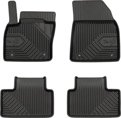 Image de Tapis de Sol de Voiture pour Volvo XC40 2017-2025 TPE Antidérapant Noir 4Pcs
