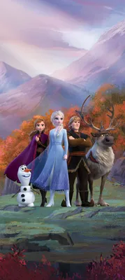 Immagine prodotto di Poster Disney Frozen Viola, blu e arancione - 600778 - 90 x 202 cm