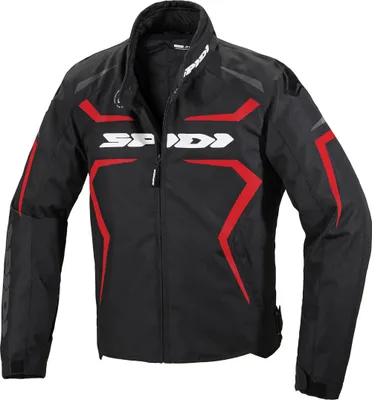 Zdjęcie produktu dla Tekstylna kurtka motocyklowa Spidi Sportmaster H2Out, czarny/czerwony, S