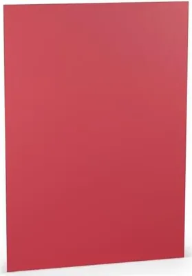 Produktbild von Briefkarte Paperado A4 160g rot matt 16402636 210x297mm gerippt