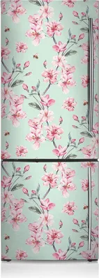 Obrázek produktu pro Magnetické samolepky na lednici 70x190 cm - Třešňové květy.
