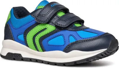 Produktbild von Geox - Kinder Sneaker "Pavel" FS8420 (33 EU) (Marine/Limone)