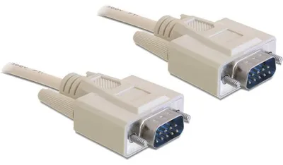 Image de Delock 82980 Seriell Kabel Delock D-Sub9 -> D-Sub9 RS-232 St/St 1.00m