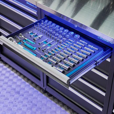 Produktbild von 80-teiliges Stecknuss-Set im Schaumstoffmodul