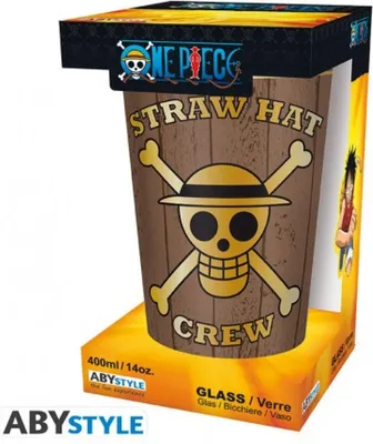 Produktbild von ONE PIECE - Large Glass - - Skulls - Matte