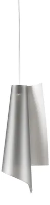Zdjęcie produktu dla Sospensione Moderna A 1 Luce Vela In Polilux Argento H50  Italy