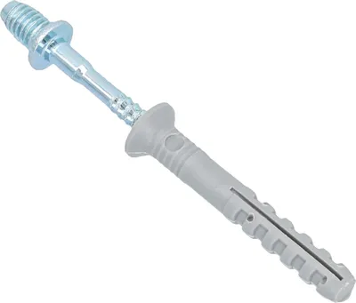 Produktbild von tecuro Nageldübel Ø 6 x 40mm mit Gewindekopf M 6 - passend zu Rohrclip (10 Stück)