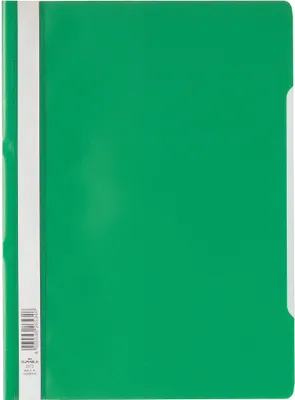 Image de DURABLE Chemise avec couverture transparente A4 boîte de 50, Vert, 257305