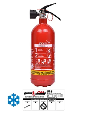 Produktbild von Jockel F2JM5 DH - Dauerdruck-Fettbrand-Feuerlöscher ABF, 2L, EN3