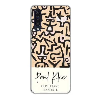 Produktbild von MuchoWow® Handyhülle Schutzhülle Hülle für Samsung Galaxy A50 Gemälde - Paul Klee - Komödianten Flugblatt Silikon Softcase Handy Hülle - Mobiltelefonhülle