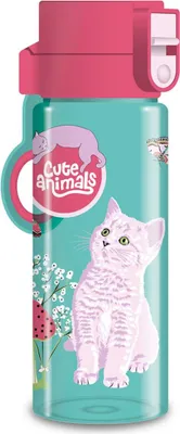 Immagine prodotto di Bottiglia per bere Cute Animals - gattino 25 475ml