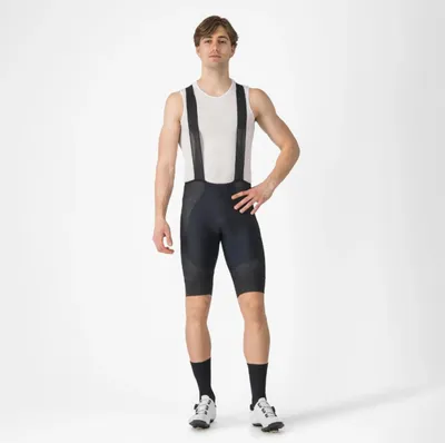 Produktbild von CASTELLI Kurze Fahrradhose mit Trägern - A/C - Schwarz L