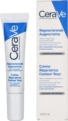 Image de CeraVe Crème réparatrice pour les yeux 14ml pour les cernes et les poches
