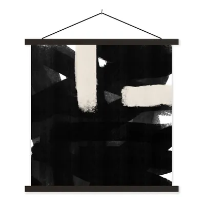 Produktbild von MuchoWow® Textilposter Abstrakt - Pastell - Minimalismus 40x40 cm mit schwarzem Rahmen - Fotos