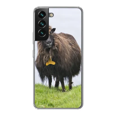 Produktbild von MuchoWow® Handyhülle Schutzhülle Hülle für Samsung Galaxy S22 Schafe - Braun - Meer Silikon Softcase Handy Hülle - Mobiltelefonhülle