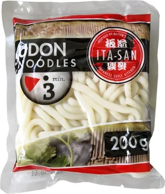 Produktbild von 10er-Pack ITA-SAN Udon-Nudeln (10x 200g) |  UDONG vorgekochte Nudeln nach japanischer Art