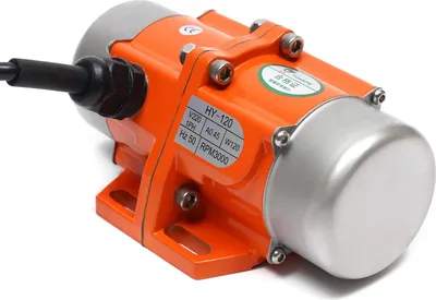 Produktbild von Vibrationsmotor Rüttelmotor - Asynchron 1-phasig - 120 W - 220 V - 3000 U/min - 55 kg Vibrationskraft - IP65 wasserdicht - Rot