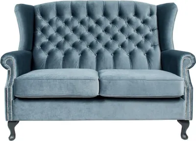 Produktbild von Sofa 2 Sitzer Chesterfield Polster Design Luxus Couch Sofas Ohrensessel Sessel