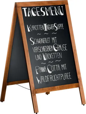 Produktbild von SARO Menütafel / Kreidetafel Modell IVAR
