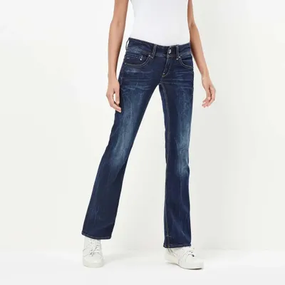 Produktbild von G-star Midge Mid Waist Bootcut Jeans Blau 27 / 28 Damen Blau 27