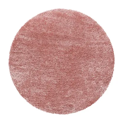 Produktbild von Hochflor Teppich BRILLIANT Rosa 120 cm Rund