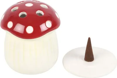 Obrázok produktu pre Something Different - Držiak na vonné tyčinky, hríb SD6422 (jedna veľkosť) (biela/červená)