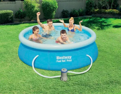 Produktbild von Bazénová súprava Bestway Fast Set™ 244x66 cm, s filtračným čerpadlom