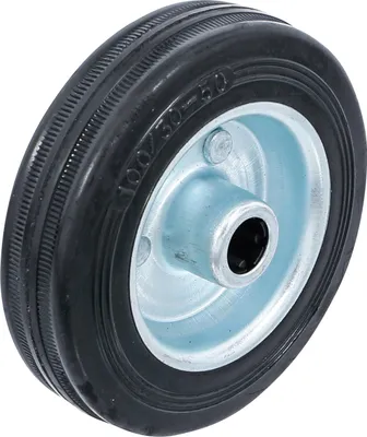 Obrázek produktu pro KRAFTMANN 80959 Plné gumové kolo 100 mm, ocelový ráfek