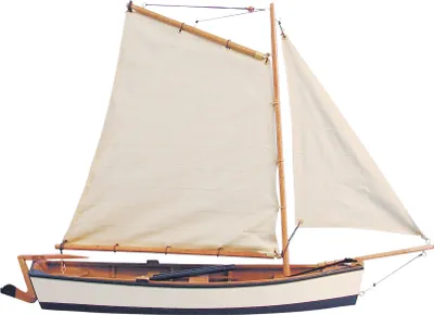 Produktbild von Fischerboot Modellschiff Holz Schiff - kein Bausatz