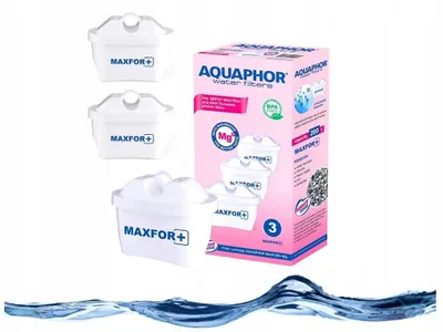 Filterpatronen 3er-Pack mit Magnesium, reduziert Kalk & Chlor, für Wasserfilter
