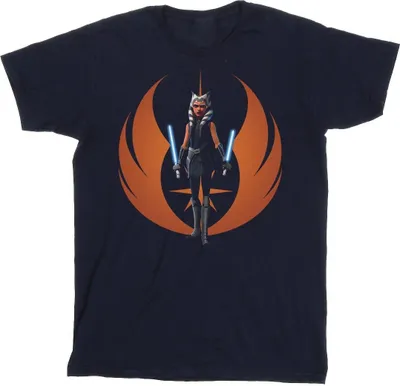 Produktbild von Star Wars - "Clone Wars" T-Shirt für Mädchen BI34994 (104) (Marineblau)