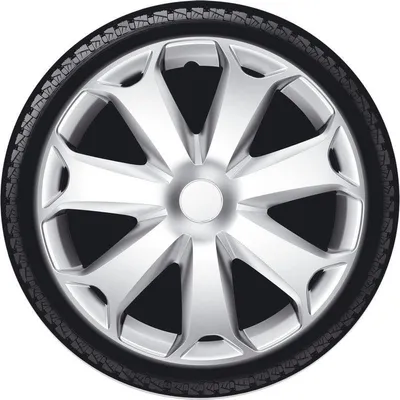 Produktbild von 14" Zoll Radkappen Silber Radzierblenden Radblenden PP 5104 AutoStyle