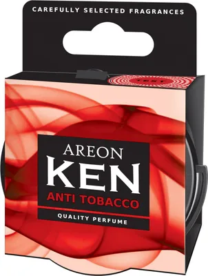 Zdjęcie produktu dla Oryginalne perfumy samochodowe Areon KEN puszka zapachowa odświeżacz powietrza LID antytytoniowy