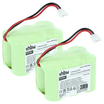 Produktbild von vhbw 2x Akku Ersatz für Icom BP-82, BP-85, BP-84, BP-83 für Funkgerät, Walkie Talkie (600 mAh, 7,2 V, NiMH)
