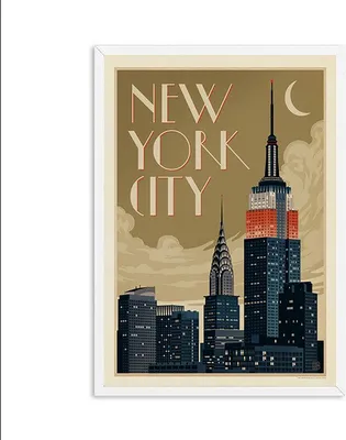 Produktbild von TPFLiving Kunstdruck LW-1716 (OHNE RAHMEN) Poster - Leinwand - Wandbild - Hochauflösender Giclée-Druck, langlebig und hochwertig - Berühmte Städte - New York, Toronto, San Franzisko, London -  - Größe: 13x18cm