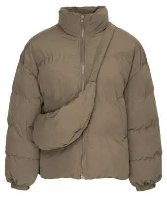 Produktbild von Damen Jacke grau XS aus der Pop-Kollektion mit fröhlichem Print und Strickkapuze