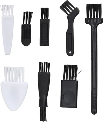 Image de set de 8 brosses de nettoyage pour rasoirs électriques, set de brosses de nettoyage pour rasoirs pour appareils ménagers, accessoires informatiques