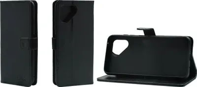 Produktbild von caseroxx Handy Hülle Tasche kompatibel mit Fairphone 4 Bookstyle-Case Wallet Case in schwarz