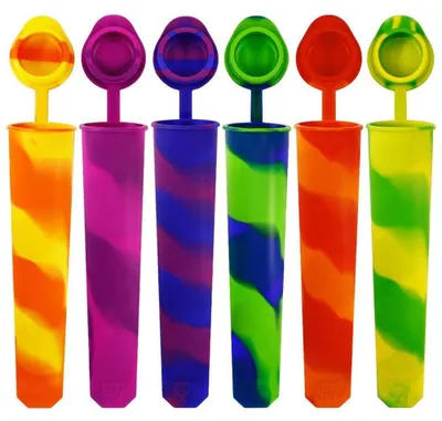 Produktbild von Set von 6 Wiederverwendbaren Silikon-Eisformen