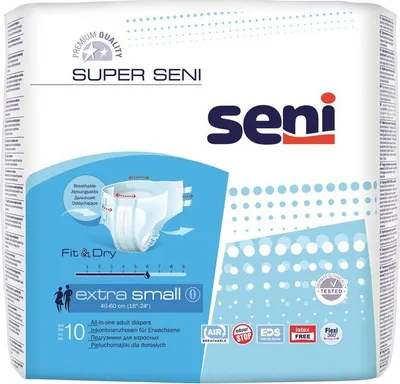 Image de Seni Super XS - 1 paquet de 10 protections