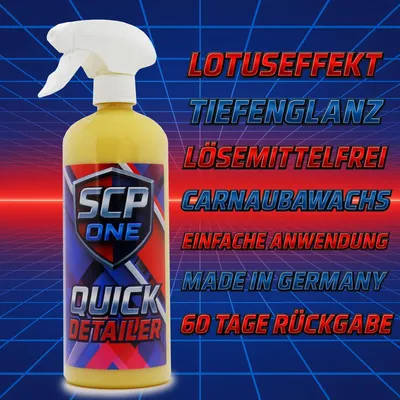 Produktbild von Quick Detailer 0,75l Sprühwachs Lackversiegelung QuickDetailer Opus SCP WP