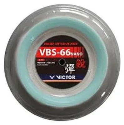 Image de VICTOR VBS-66N, corde pour badminton, couleur rose, rouleau de 200 mètres
