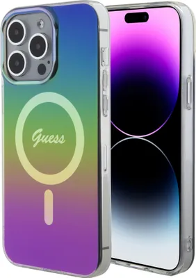 Image de Guess Guhmp15Lhitsk Iphone 15 Pro 6.1 Wielokolorowy/Rainbow Hardcase Iml Iridescent Magsafe