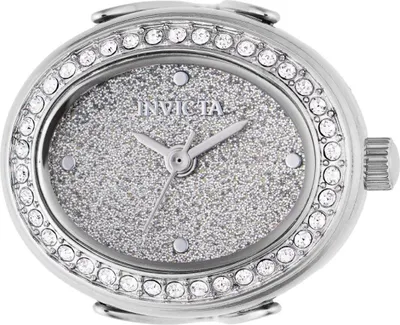 Productafbeelding van Invicta Mini Ring 49594 - Dameshorloge - Quartz uurwerk - Roestvrij staal met zilverkleurige wijzerplaat - 24 mm